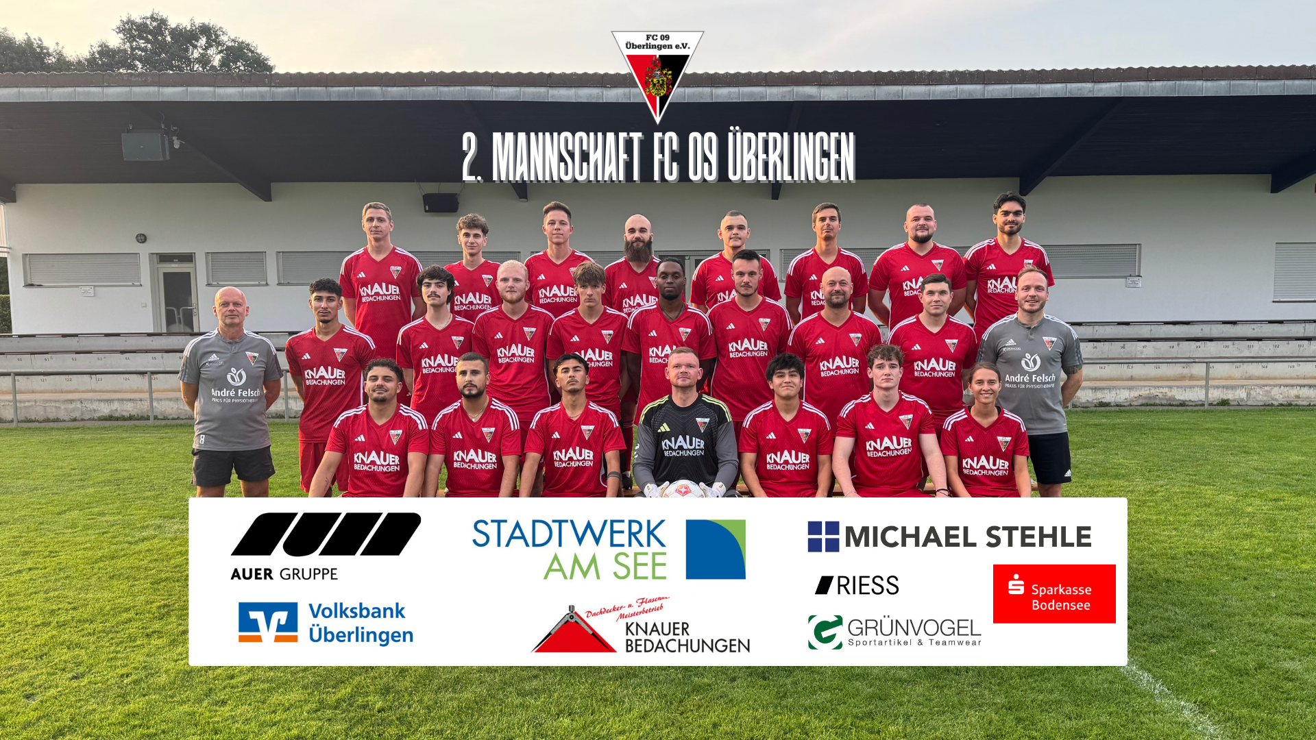 Mannschaftsbild 2. Mannschaft FC 09 Überlingen