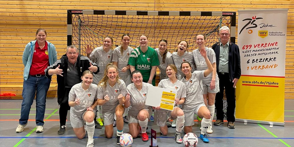 Damen des FC 09 Überlingen e.V. verteidigen Titel beim Futsal-Hallenbezirkspokal